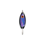 Black With Purple Scale Weedless Spoon "Purple Demon"