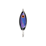 Black With Purple Scale Weedless Spoon "Purple Demon"