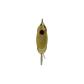 Gold With Gold Scale Weedless Spoon