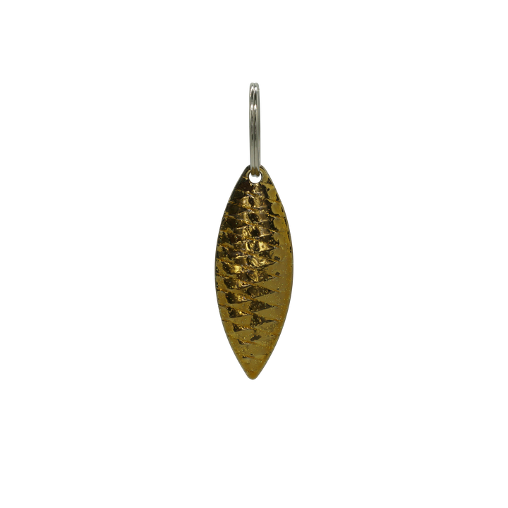 Gold Flash Willow Spoon Keychain