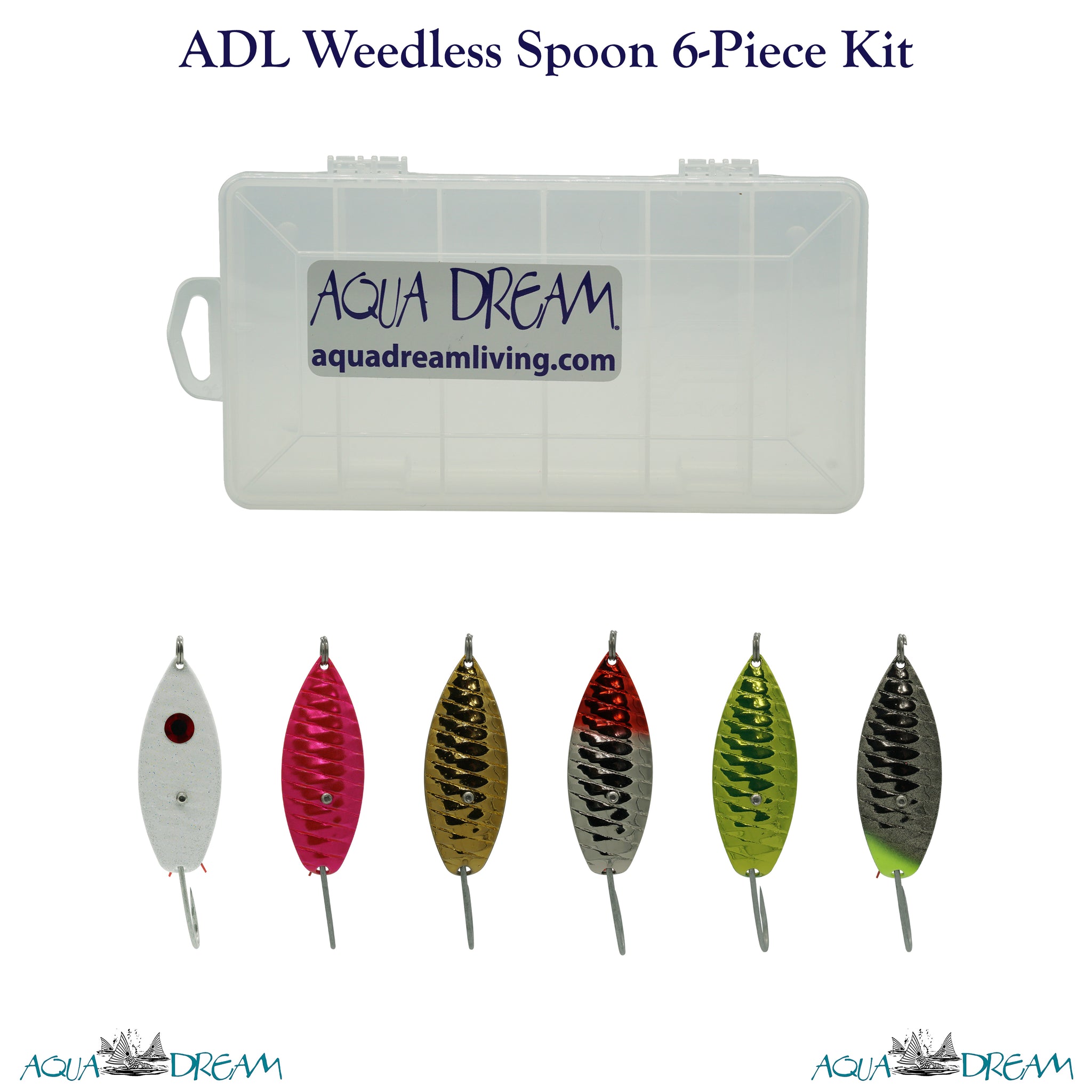ADL 6pc Weedless Spoon Kit – Aqua Dream Living