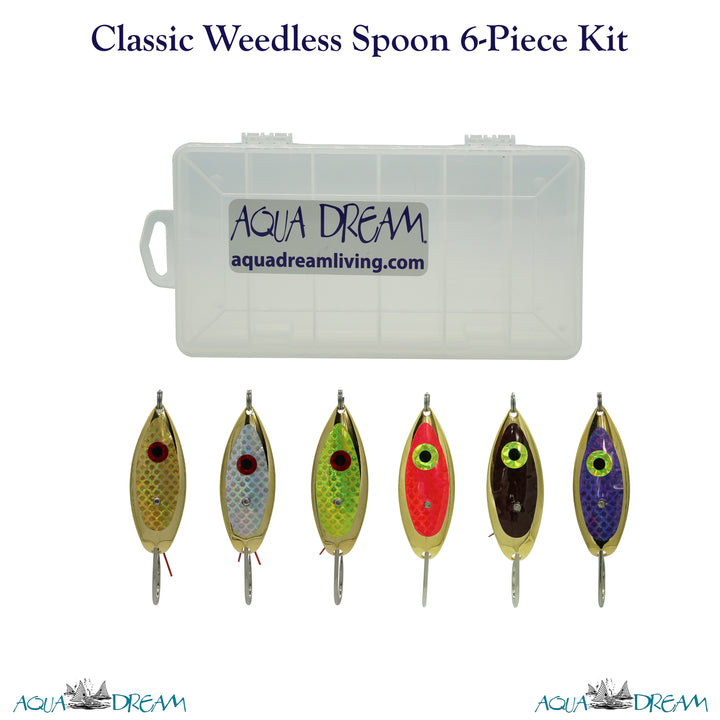 Aqua Dream Weedless Spoon 3/8 oz / Gold Flash