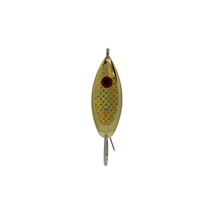 Gold With Gold Scale Weedless Spoon
