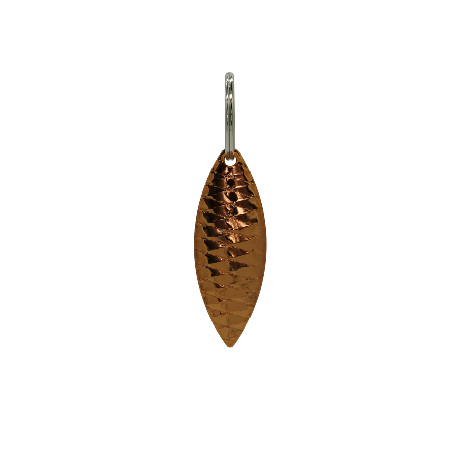 Copper Flash Willow Spoon Keychain