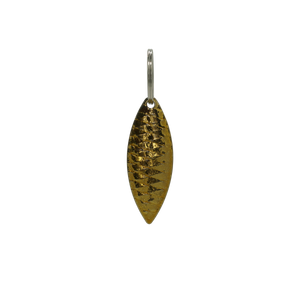 Gold Flash Willow Spoon Keychain